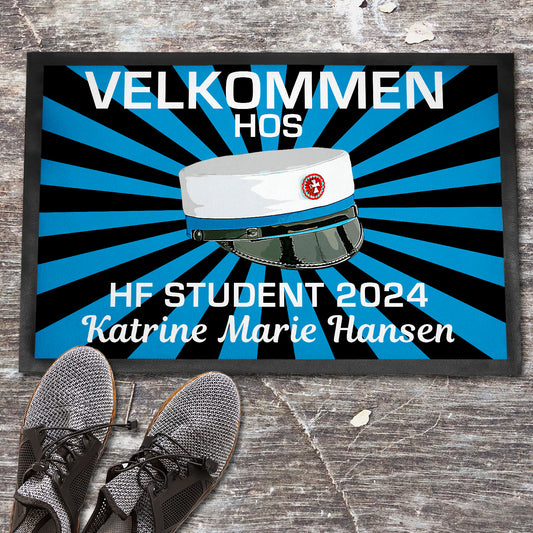 Dørmåtte Velkommen Hos HF Student 2024 - Personlige Design