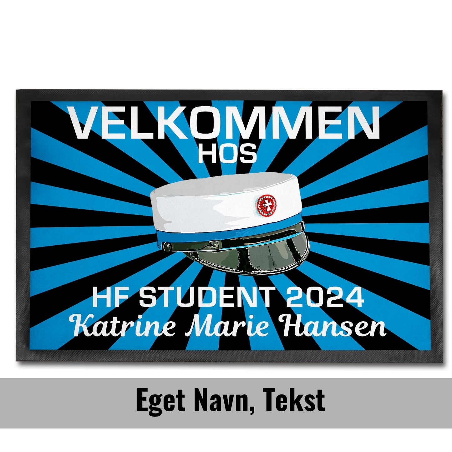 Dørmåtte Velkommen Hos HF Student 2024 - Personlige Design