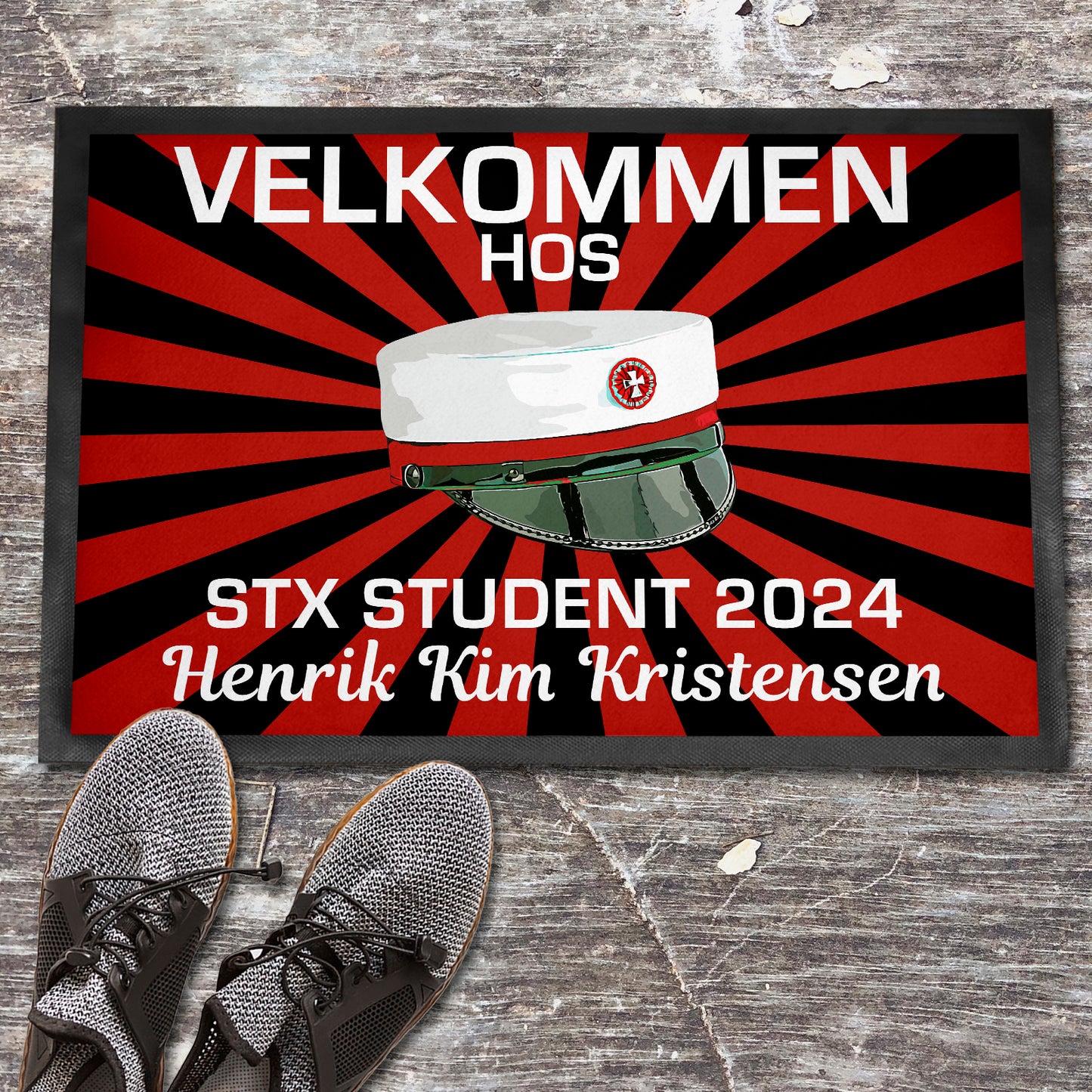 Dørmåtte Velkommen Hos STX Student 2024 - Personlige Design