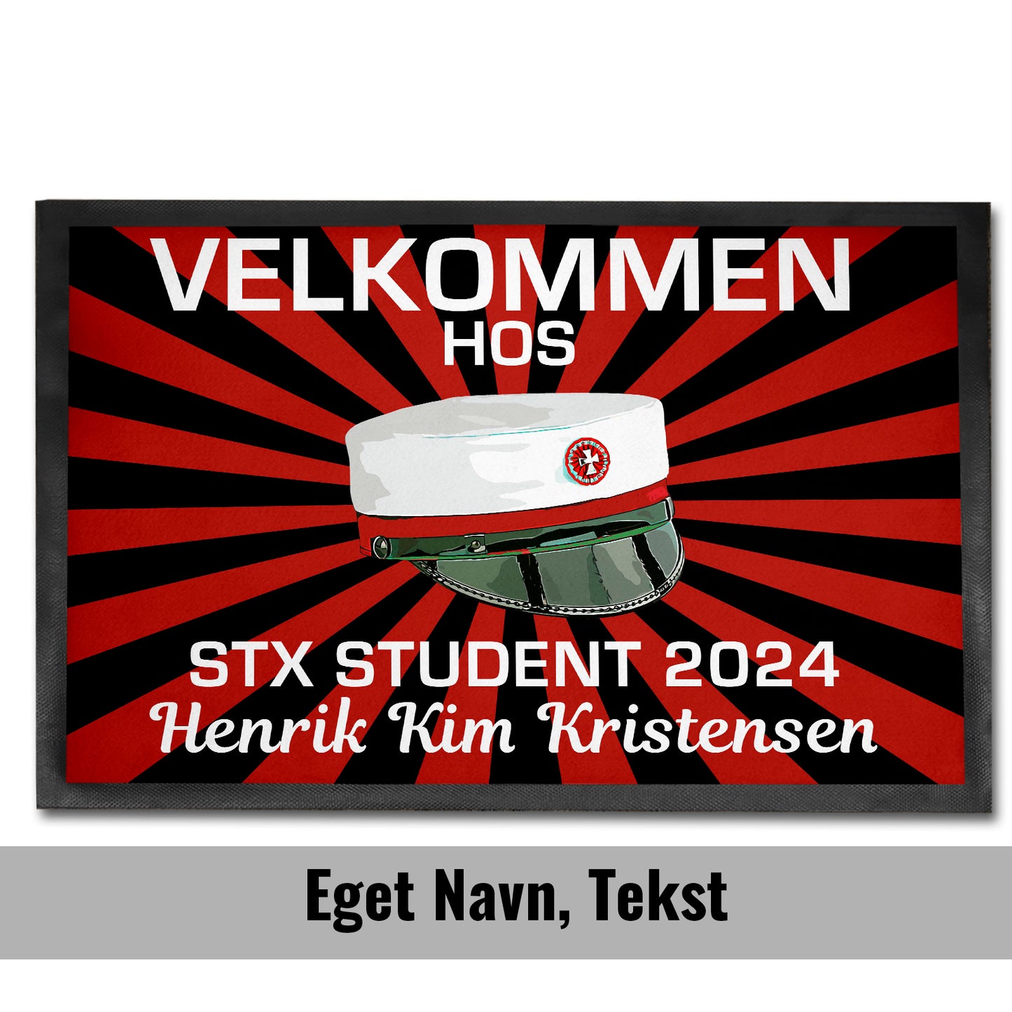 Dørmåtte Velkommen Hos STX Student 2024 - Personlige Design